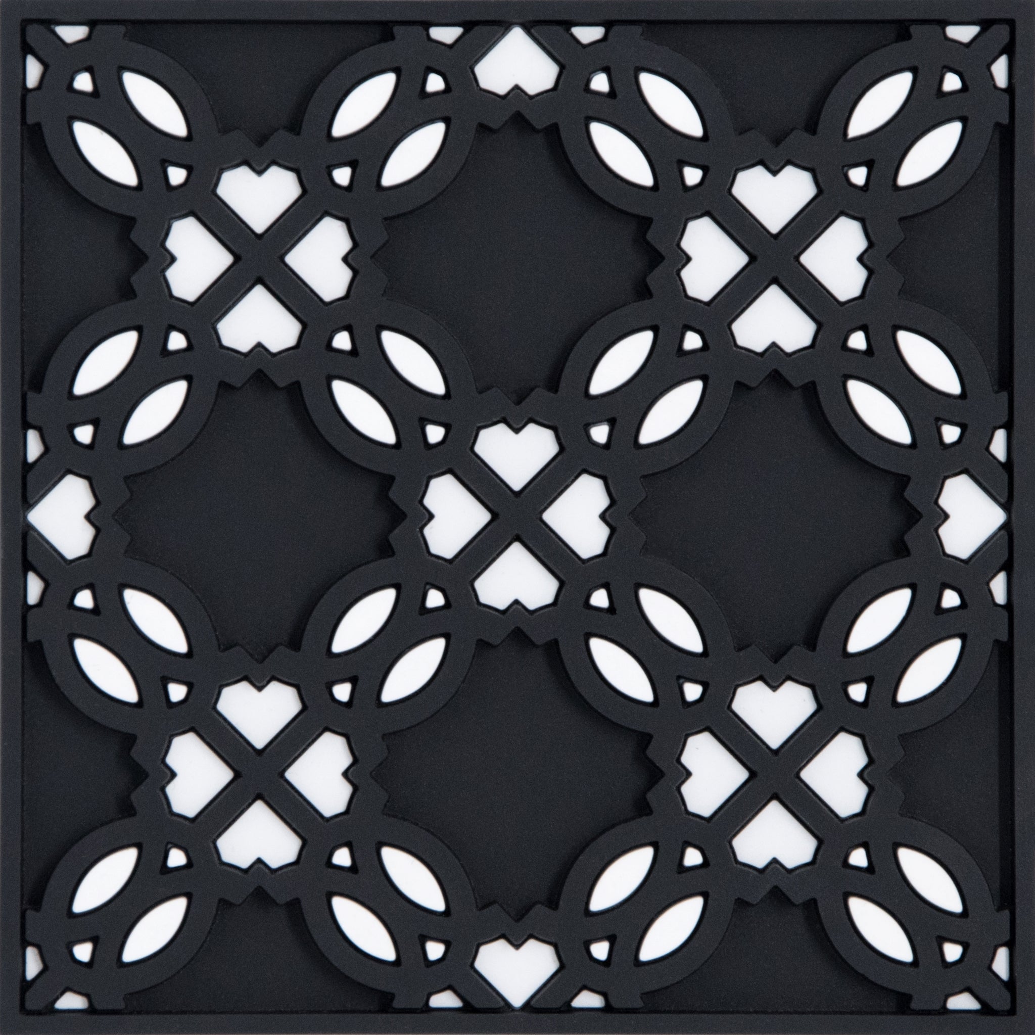 Images D'Orient Bottle Holder Silsal Black PVC 11x11cm 4.3x4.3inches BOT-110261