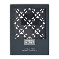 Images D'Orient Bottle Holder Silsal Black PVC 11x11cm 4.3x4.3inches Packaging Front BOT-110261