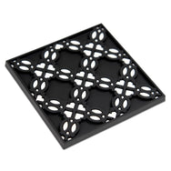 Images D'Orient Bottle Holder Silsal Black PVC 11x11cm 4.3x4.3inches Perspective BOT-110261