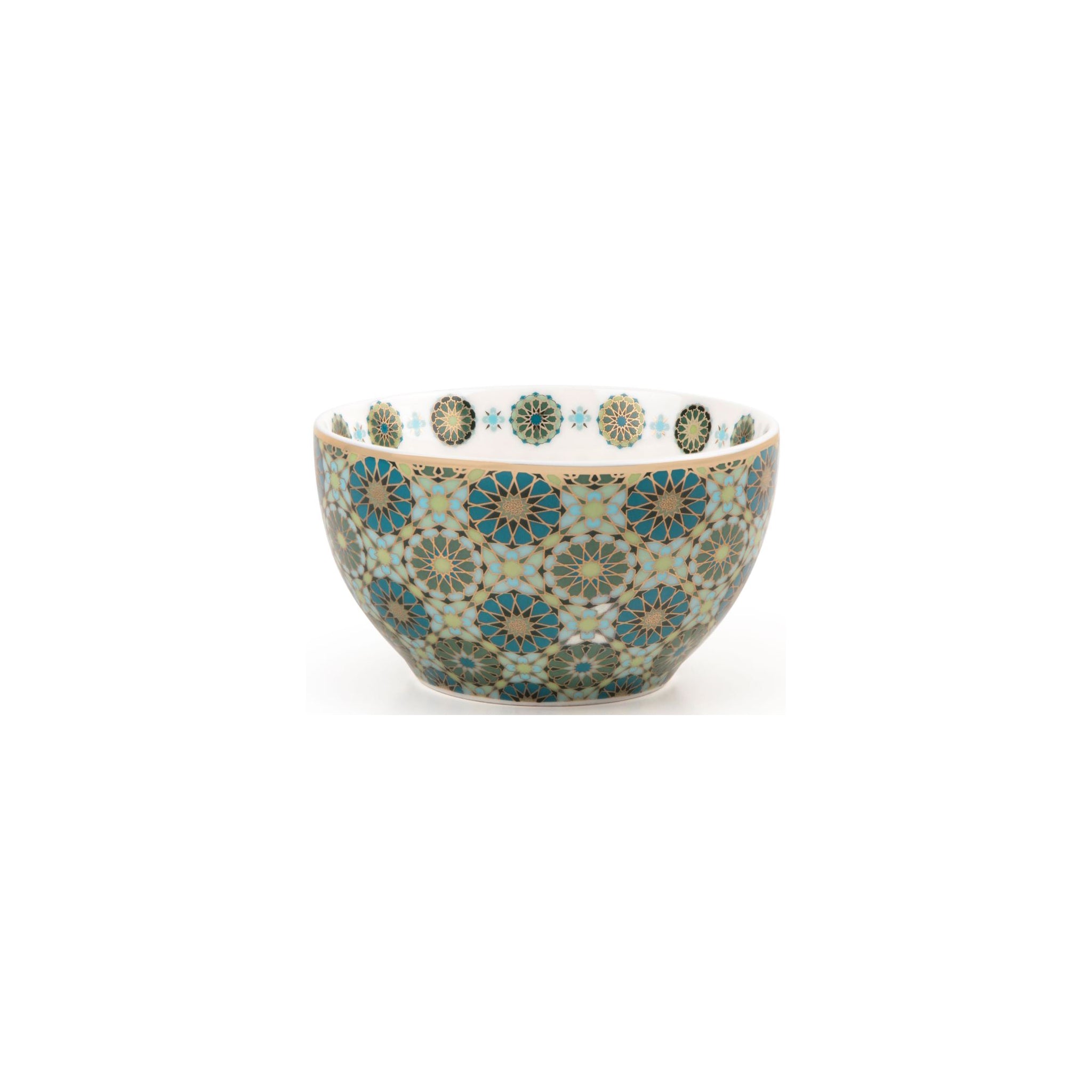 Images D'Orient Bowl Porcelain Andalusia 9.5 cm Combo of 4 POR-950034 4