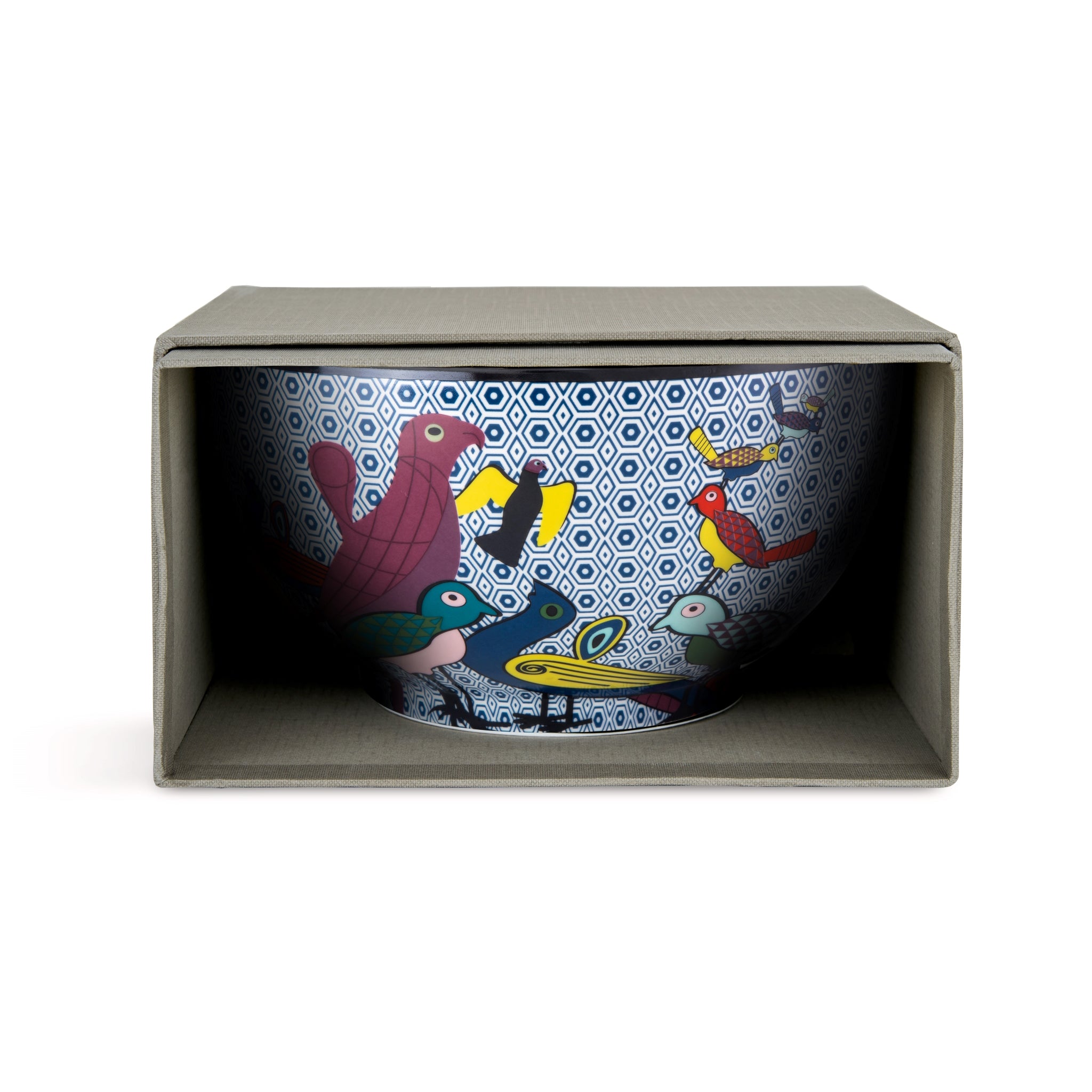 Images D'Orient Bowl Porcelain Birds Of Paradise 20 cm In Box POR-200004