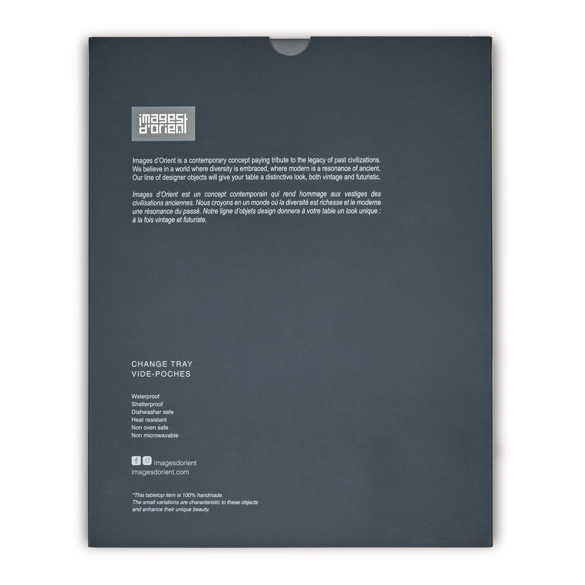 Images D'Orient Change Tray Packaging Back