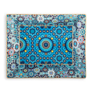 Images D'Orient Change Tray Porcelain Moucharabieh Blue POR-162031