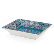 Images D'Orient Change Tray Porcelain Moucharabieh Blue Perspective POR-162031