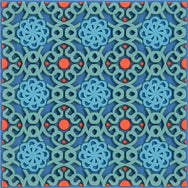 Images D'Orient Coaster Dalida PVC 9x9cm 3.5x.3.5inches COA-994141