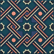 Images D'Orient Coaster Matea Pink PVC 9x9cm 3.5x.3.5inches COA-990491