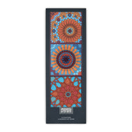 Images D'Orient Coaster Moucharabieh Combo of 6 PVC 9x9cm 3.5x.3.5inches Packaging Front Set of 6 COA-993026