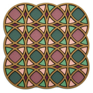 Images D'Orient Coaster Opera PVC 9x9cm 3.5x.3.5inches COA-990531