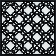 Images D'Orient Coaster Silsal PVC 9x9cm 3.5x.3.5inches COA-990281