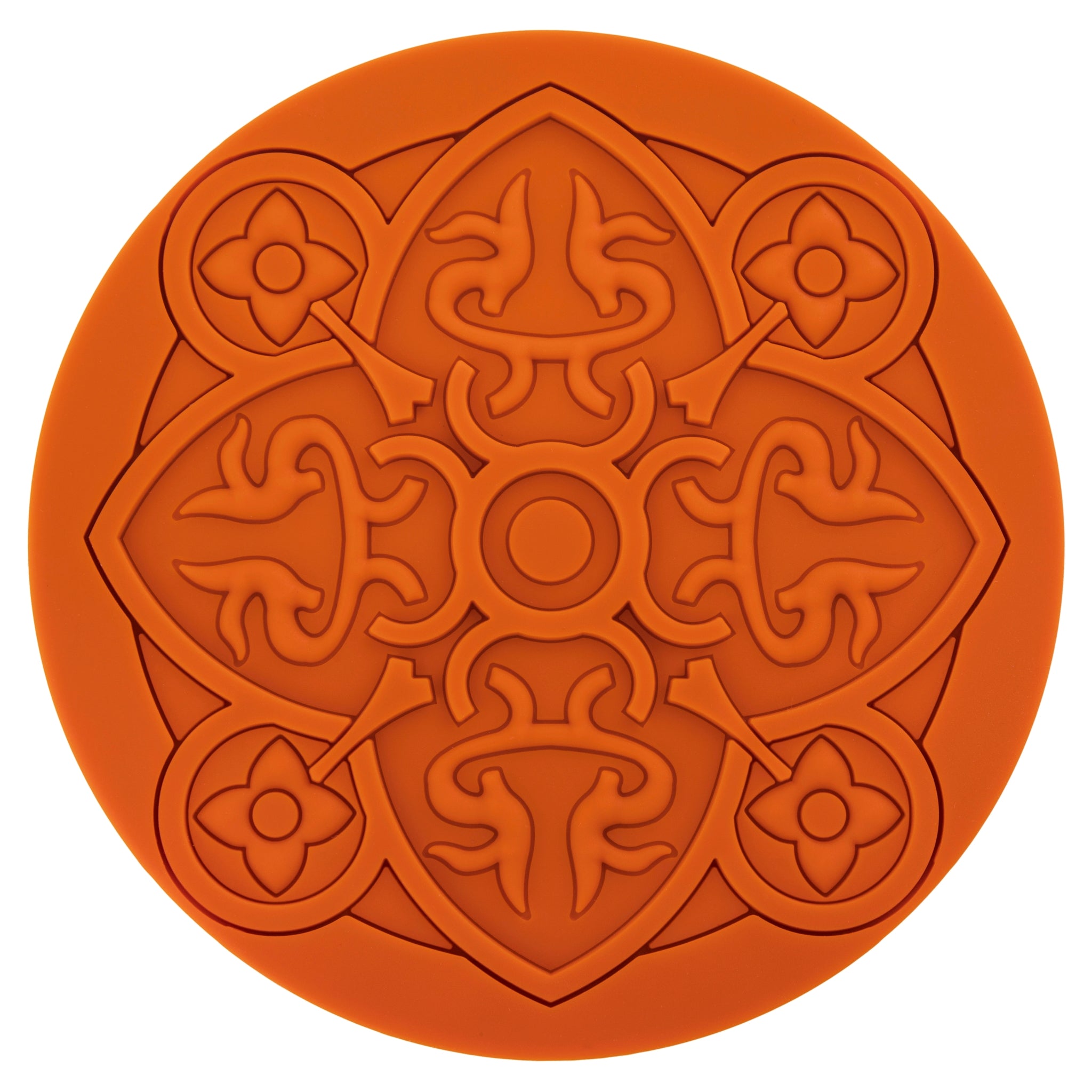 Images D'Orient Coaster Urban 01 Carrot Silicone diameter 11cm 4.3inch COA-100041