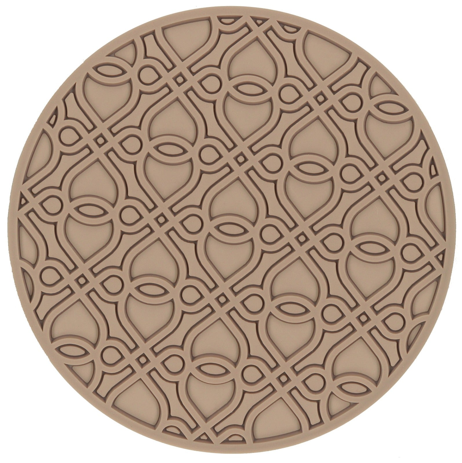 Images D'Orient Coaster Urban 06 Almond Silicone diameter 11cm 4.3inch COA-100621