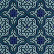 Images D'Orient Coaster Vagabonde Dentelle Lin PVC 9x9cm 3.5x.3.5inches COA-990431