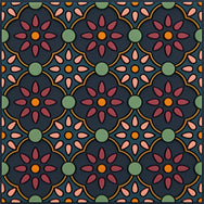 Images D'Orient Coaster Zahra Pink PVC 9x9cm 3.5x.3.5inches COA-990451