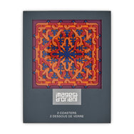 Images D'Orient Coster Vagabonde Crochet Velours Packaging Front Set of 2 COA-990361