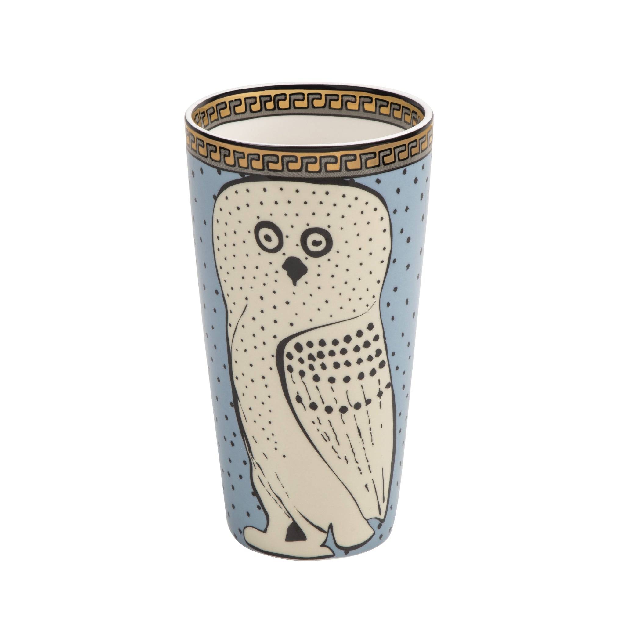 Images D'Orient Medium Vase Owl Porcelain VAS-190041