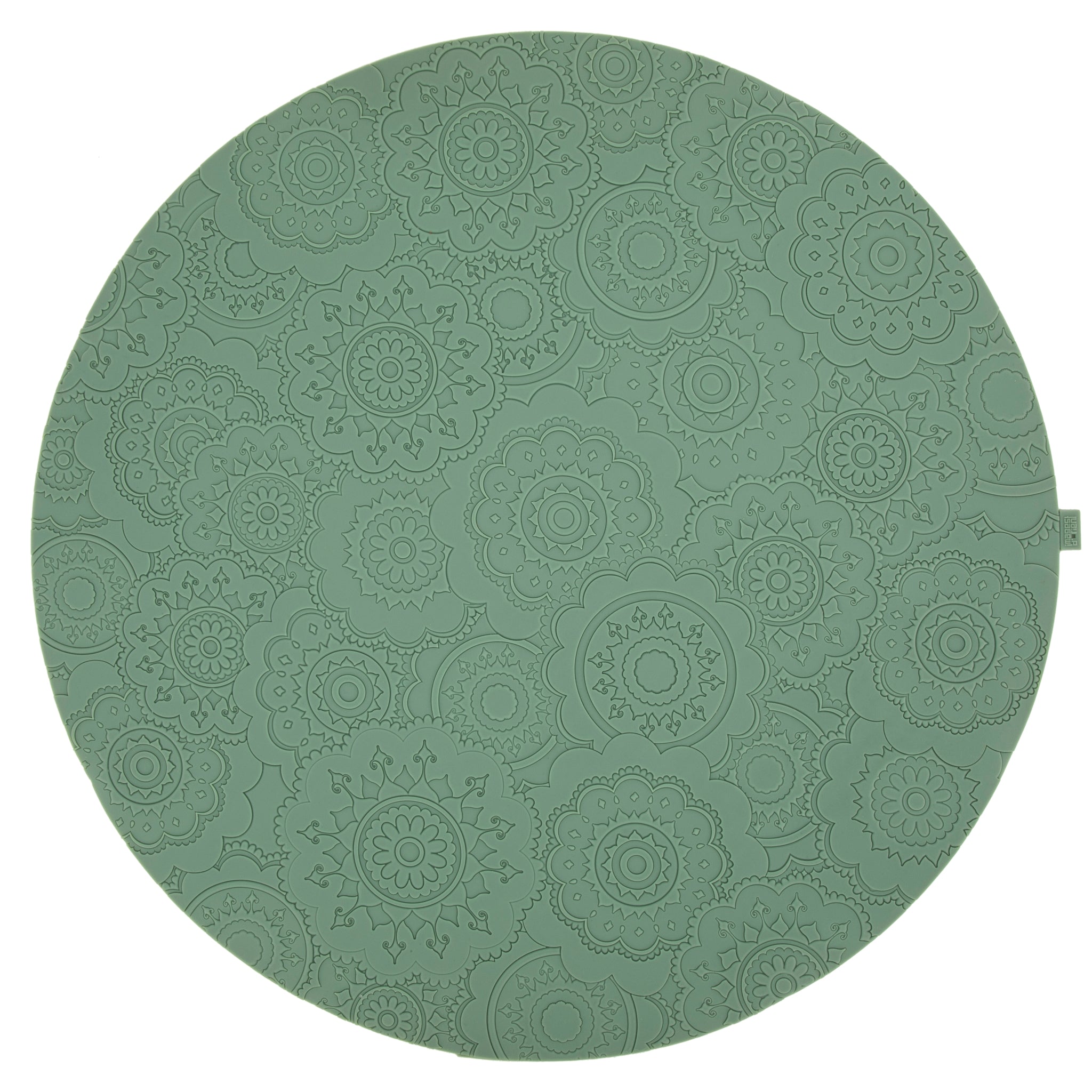 Images D'Orient Placemat Urban 03 Celadon Silicone diameter 38cm 15inches PLA-410331