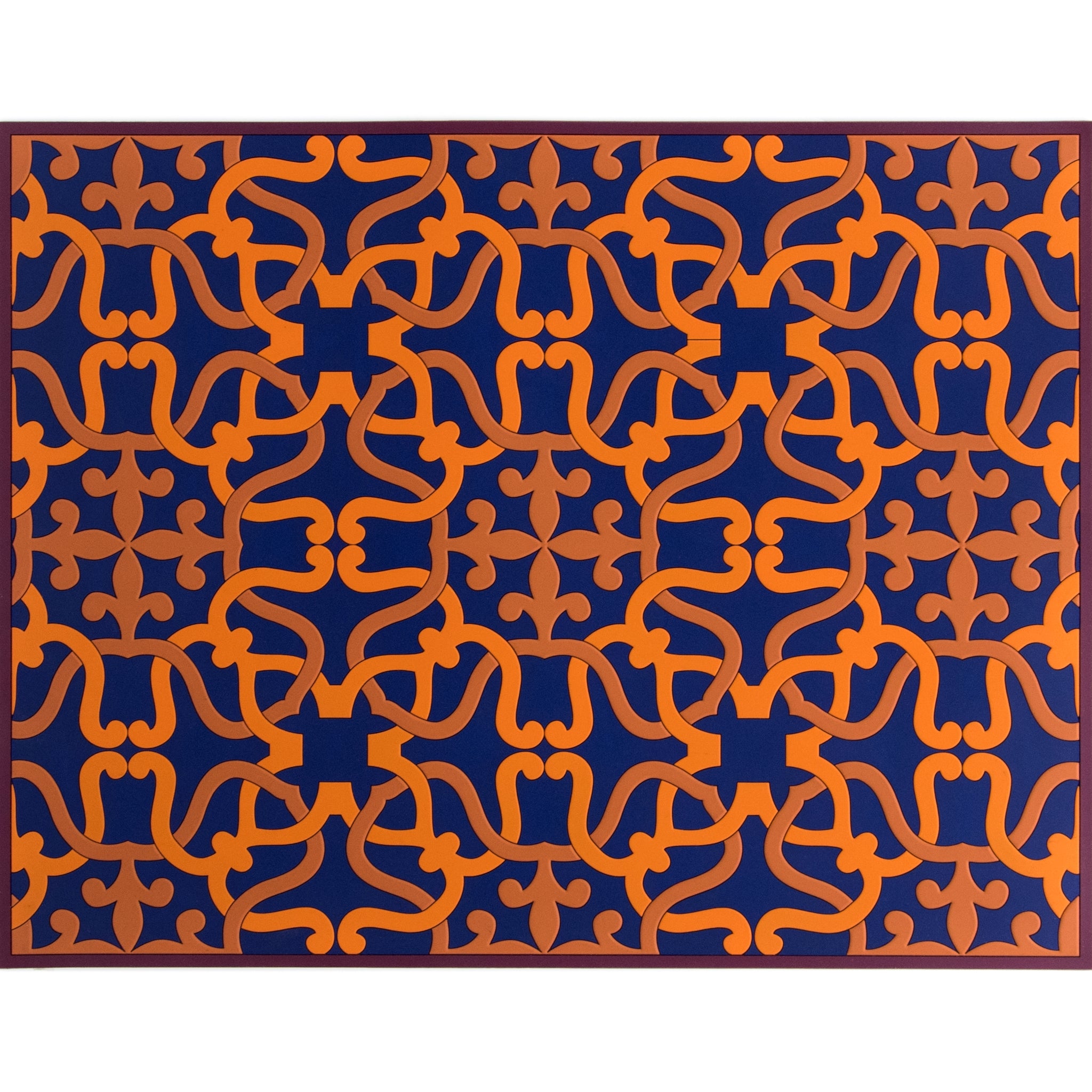Images D'Orient Placemat Vagabonde Soie Set of 2 PVC 42x33cm 16.5x13inches PLA-442042