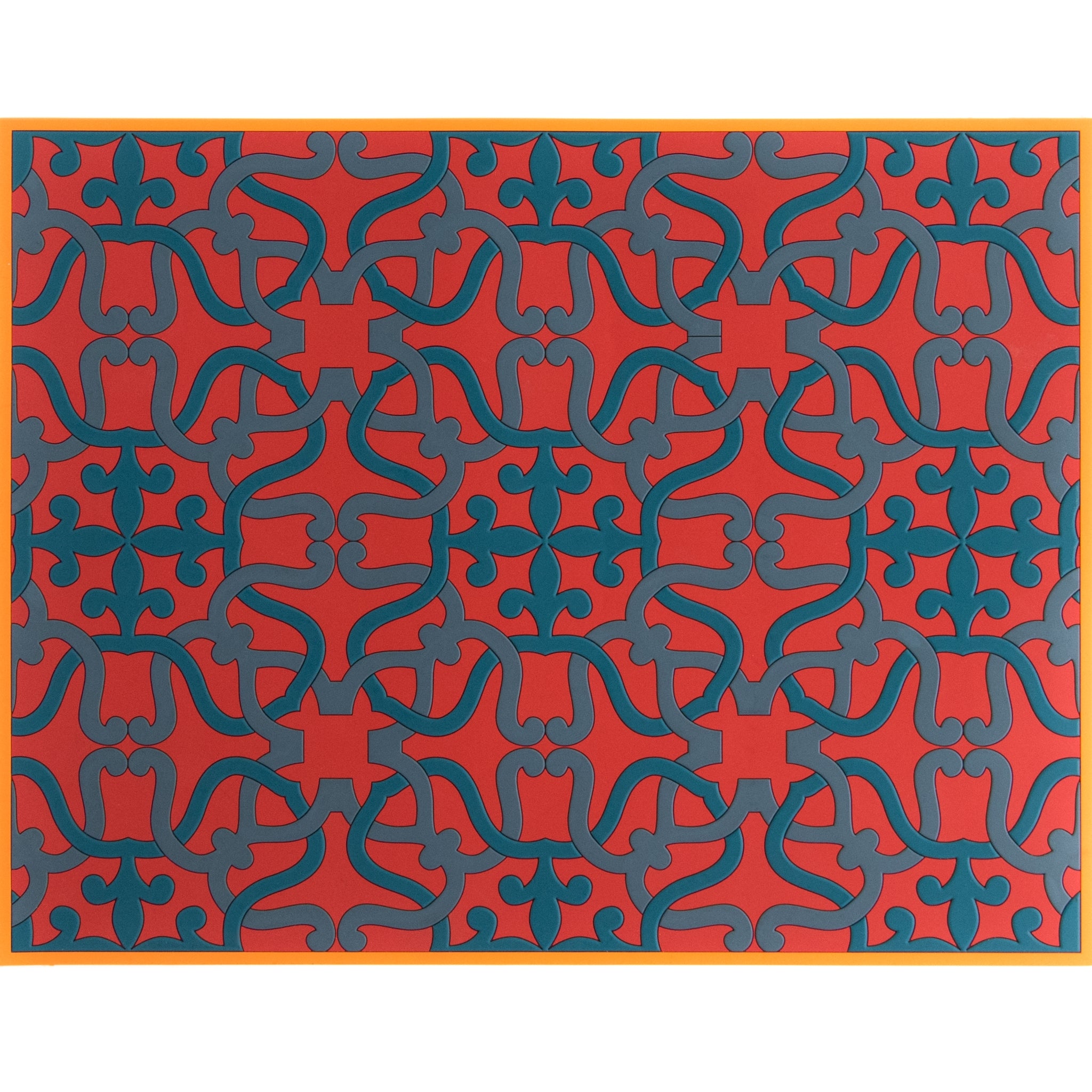 Images D'Orient Placemat Vagabonde Velours Set of 2 PVC 42x33cm 16.5x13inches PLA-442072