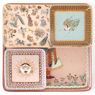 Images D'Orient Platter jangala Combo of 4 POR-440094