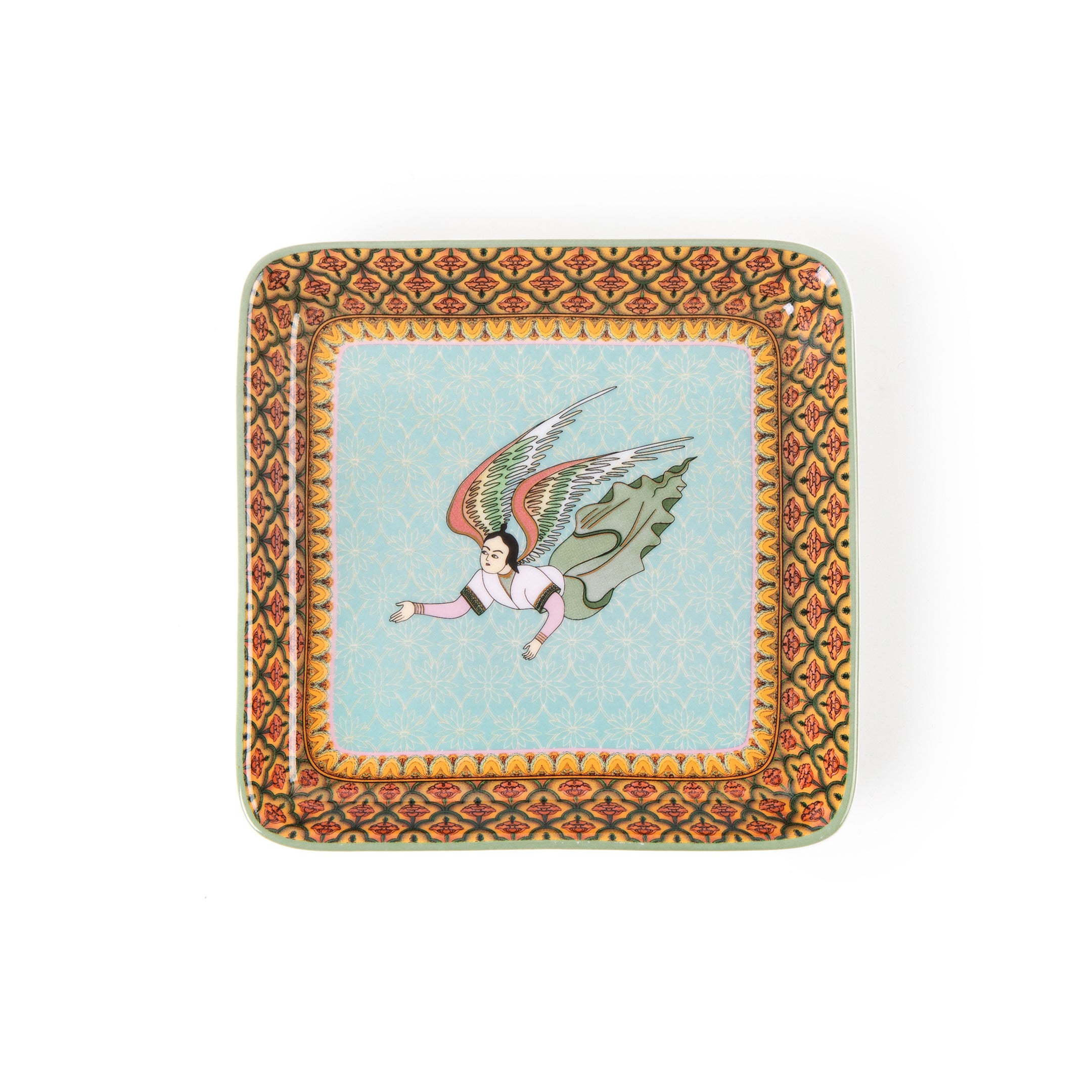 Images D'Orient Platter Jangala Angel Combo of 4 Small POR-440094