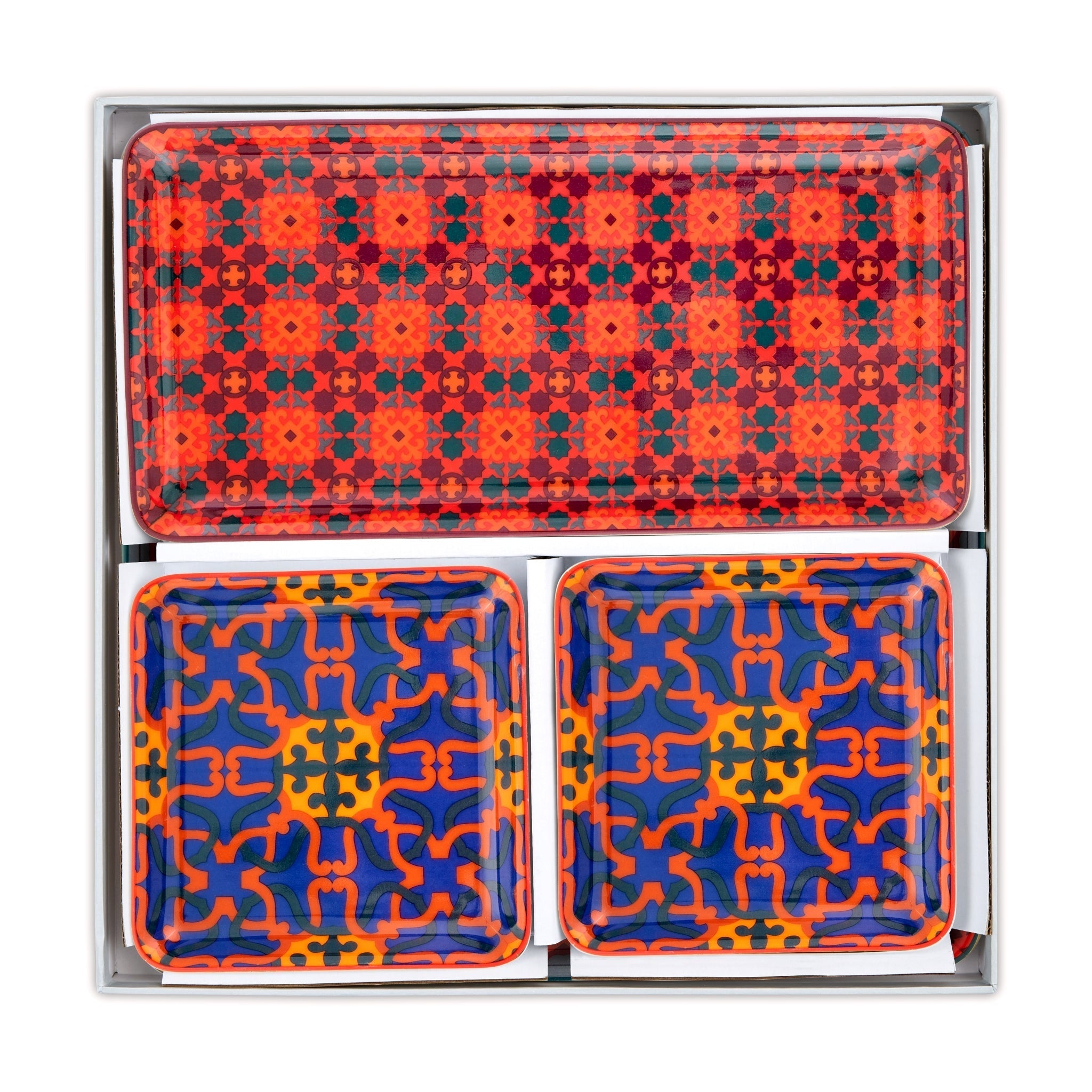 Images D'Orient Platter Vagabonde Combo of 4 In Box POR-440014