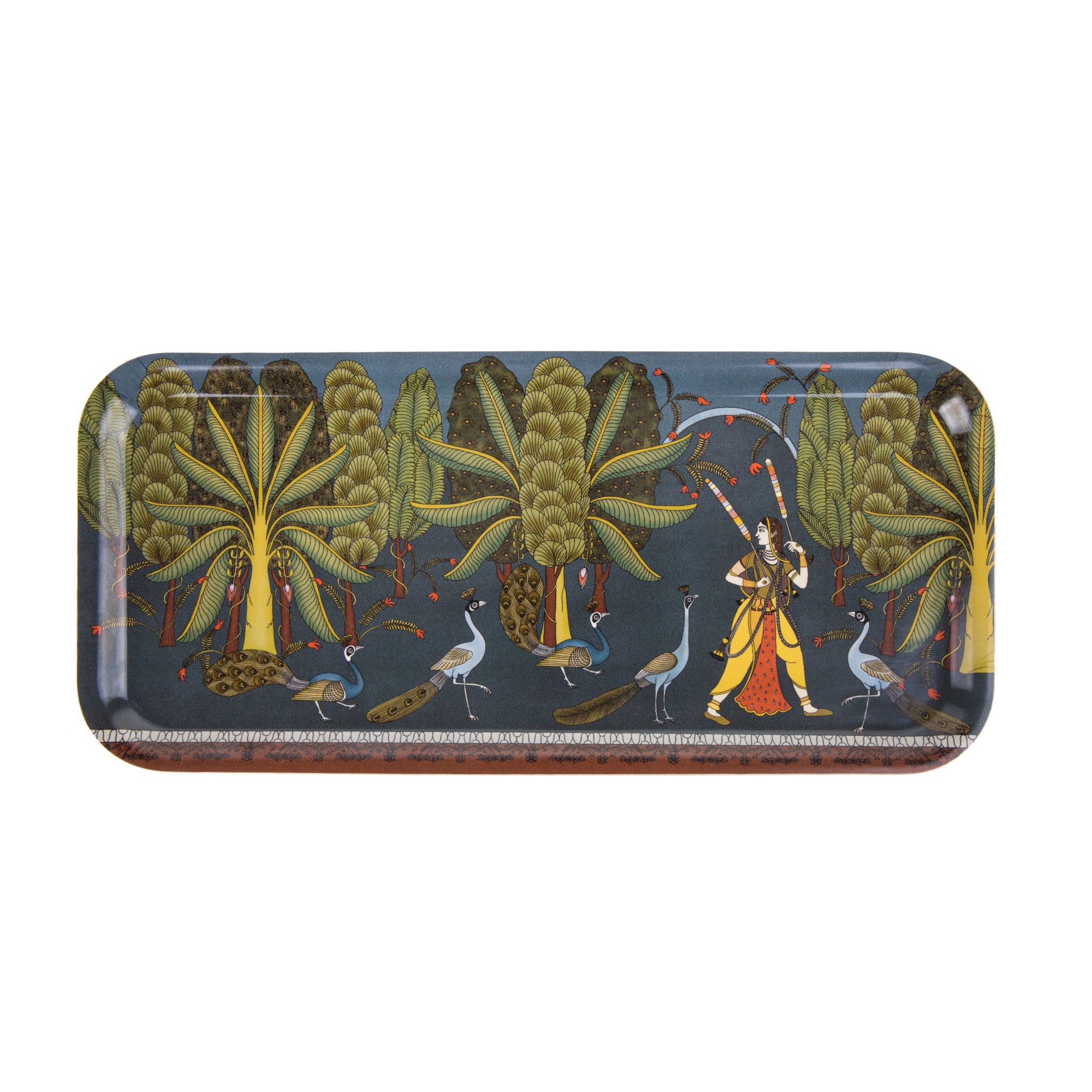 Images D'Orient Rectangular Tray Jangala 32 x 15 cm TRA-332114
