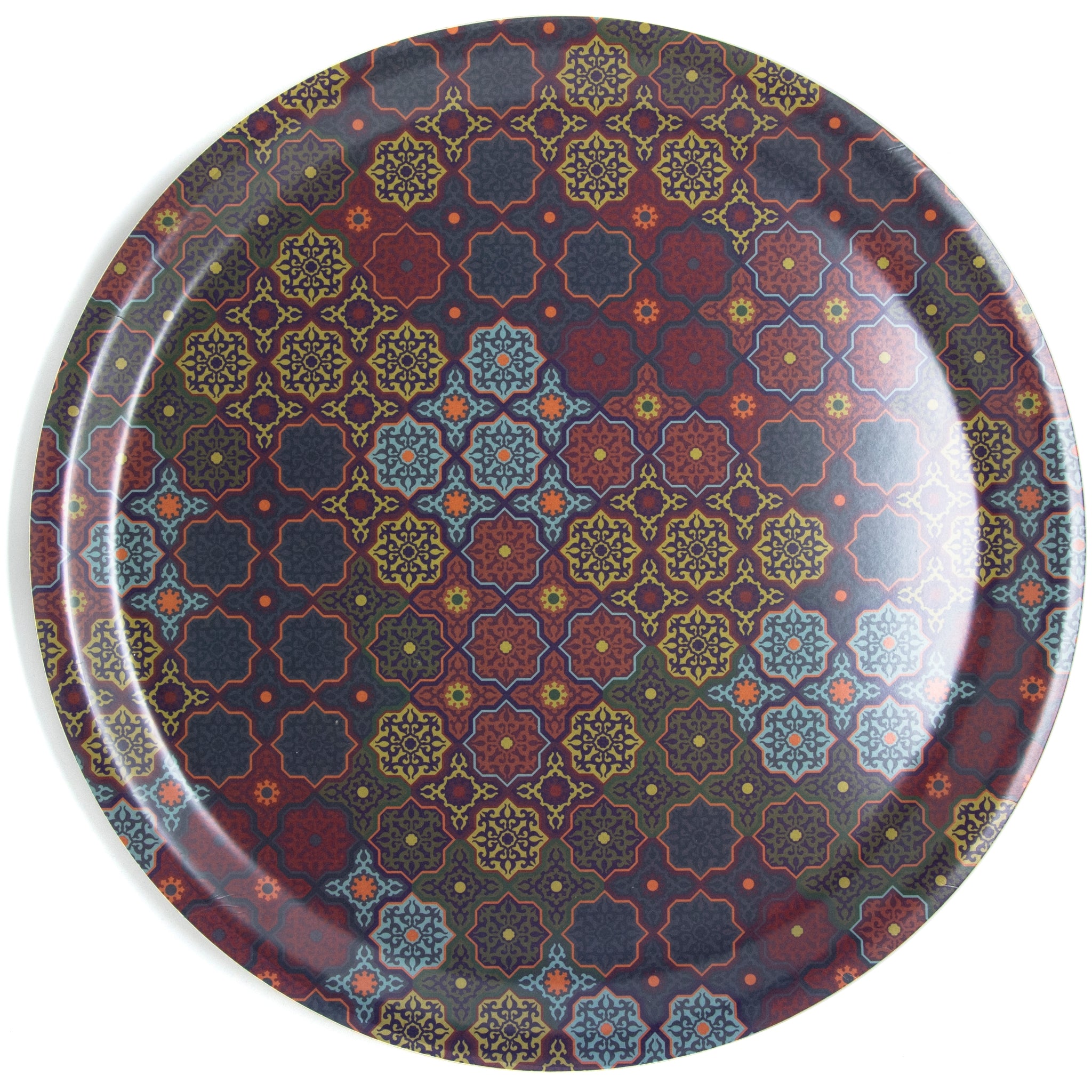 Images D'Orient Round Laminated Tray Vagabonde 43.5 cm WPL-430021