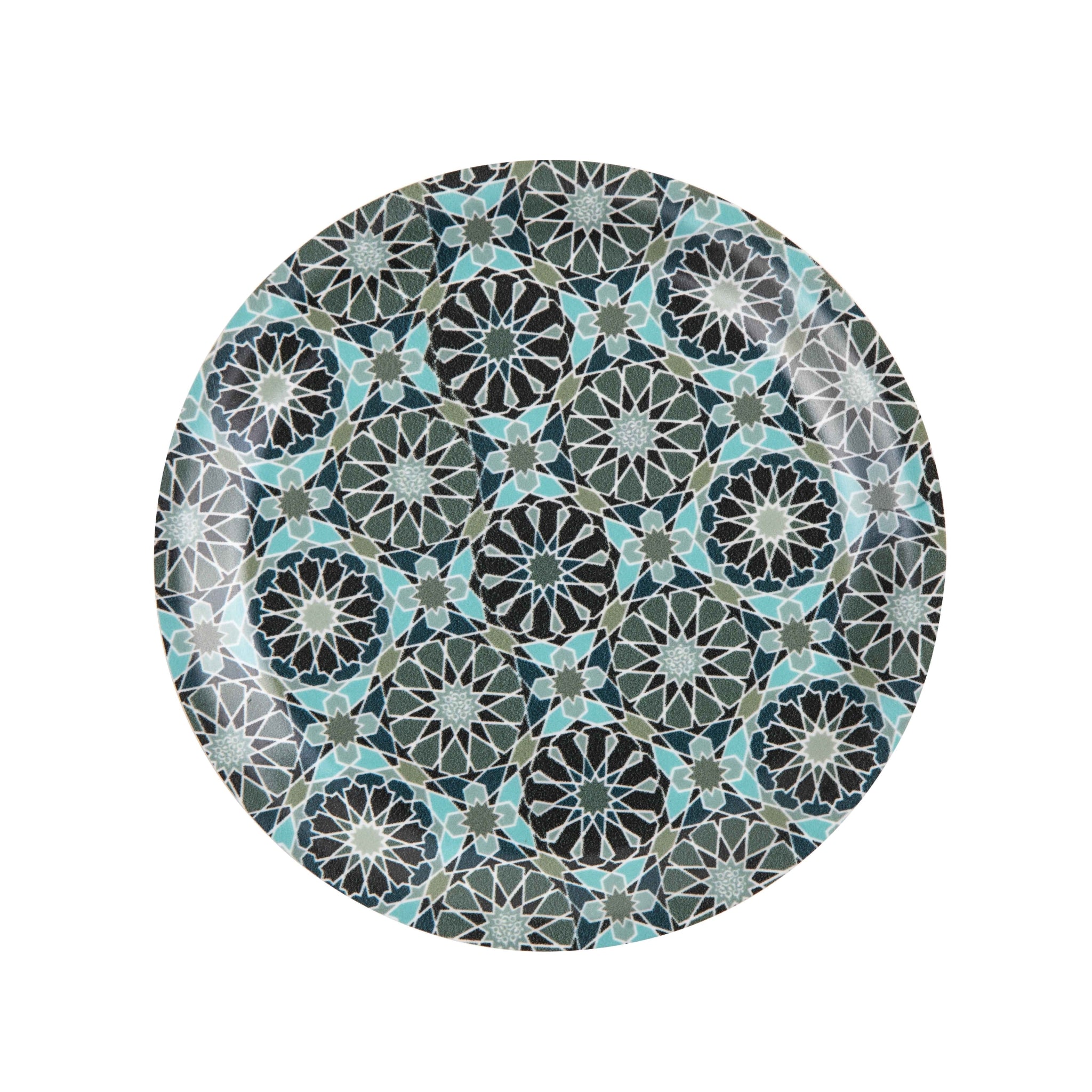 Images D'Orient Round Mini Tray  Andalusia 11cm 4.3inches Veneer COA-111011