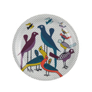 Images D'Orient Round Mini Tray Birds Of Paradise 11cm 4.3inches Veneer COA-111041