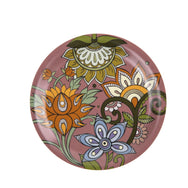 Images D'Orient Round Mini Tray Jangala Parme 11cm 4.3inches Veneer COA-111061