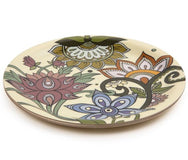 Images D'Orient Round Mini Tray Jangala Yellow 11cm 4.3inches Veneer Side COA-111051