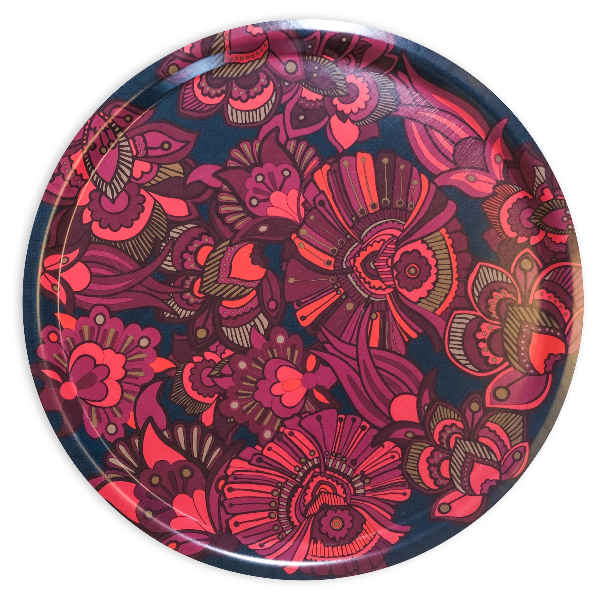 Images D'Orient Round Tray Kashmir 65 cm TRA-650071