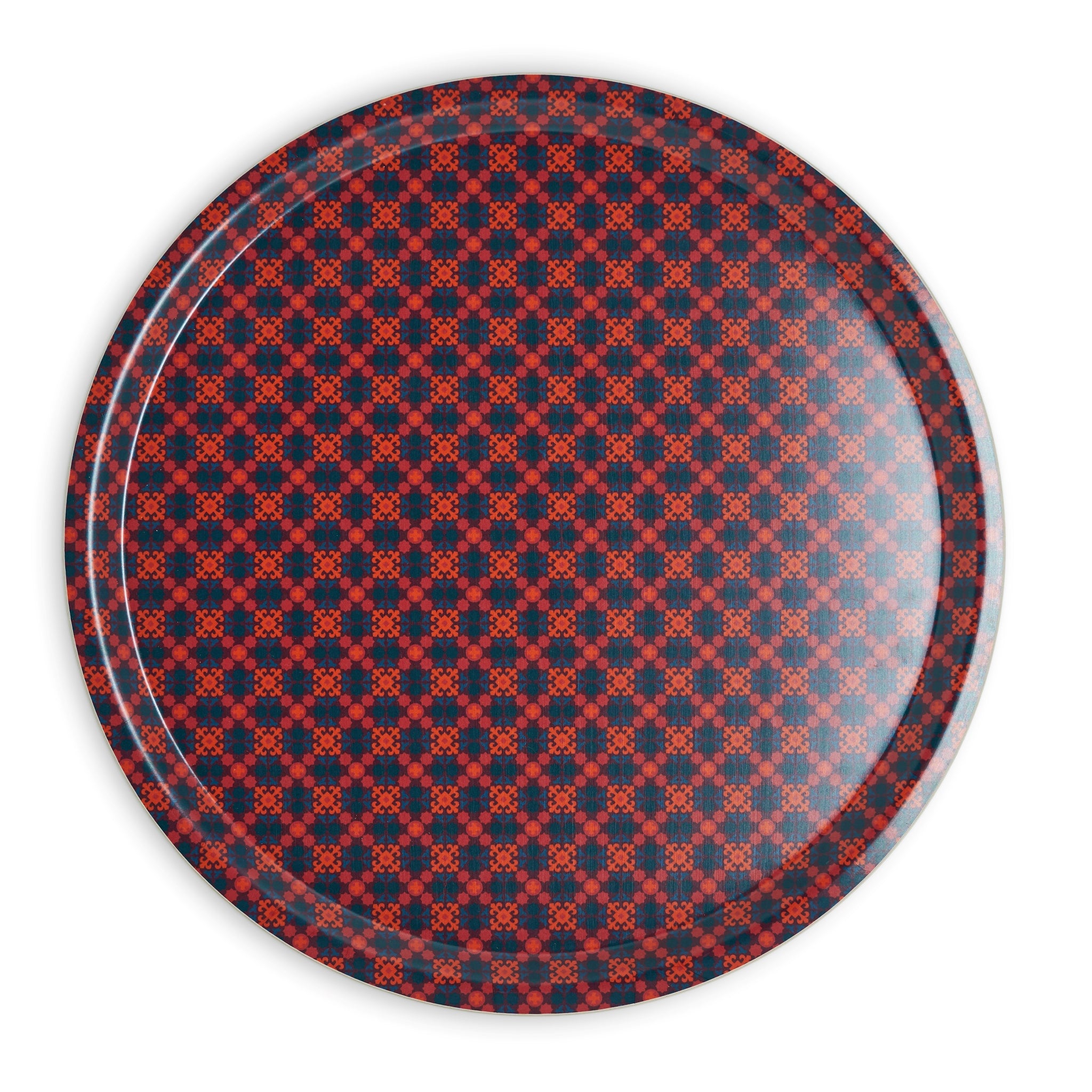 Images D'Orient Round Tray Vagabonde 38 cm TRA-380121