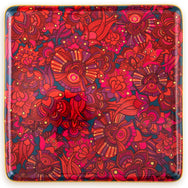 Images D'Orient Square Platter large Kashmir 25 cm POR-125006