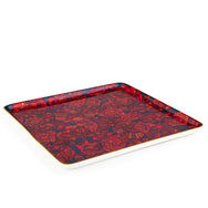 Images D'Orient Square Platter Large Kashmir 25 cm Perspective POR-125006