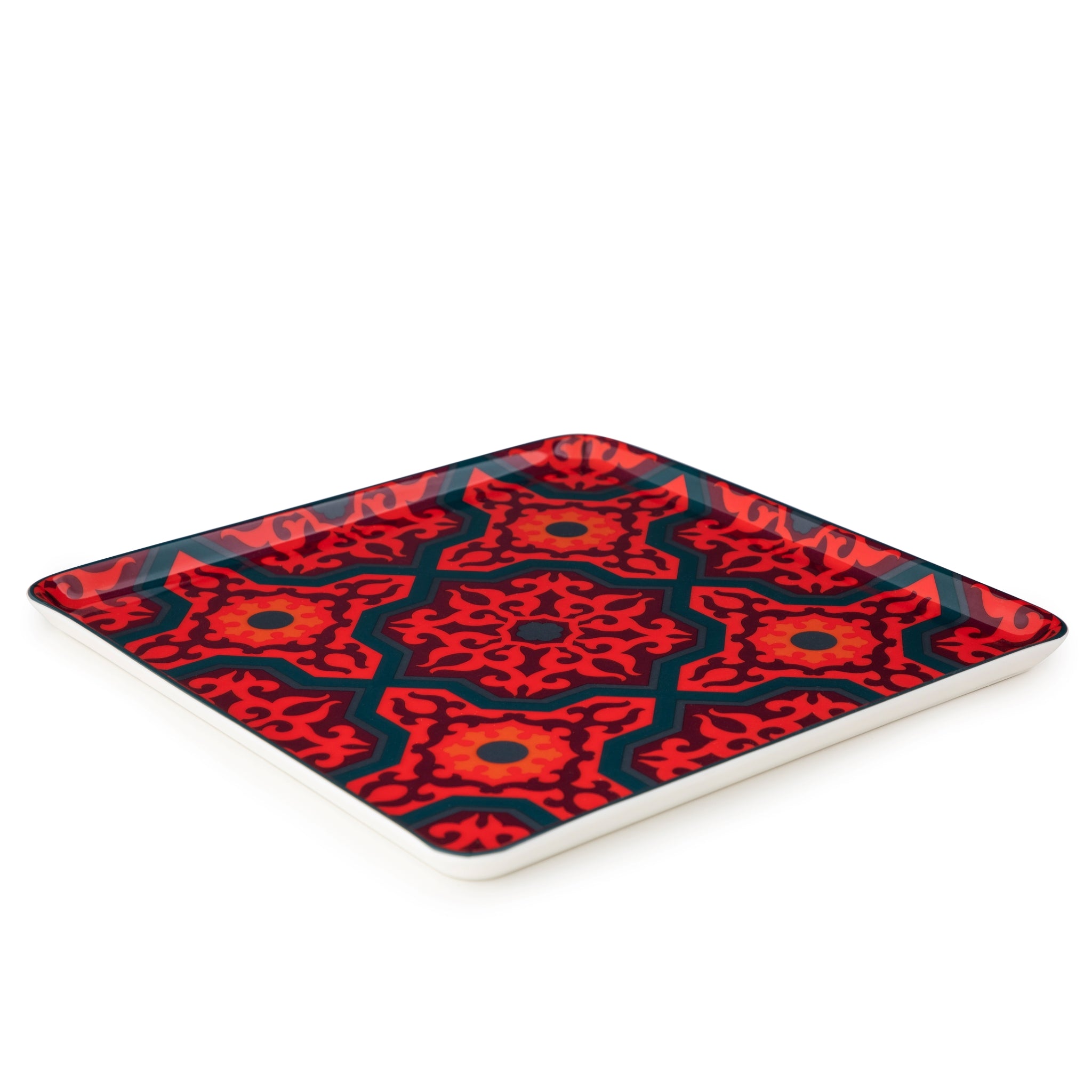 Images D'Orient Square Platter Large Vagabonde 25 cm Perspective POR-125001