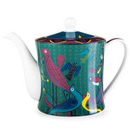 Images D'Orient Teapot Birds Of Paradise Porcelain POR-313121