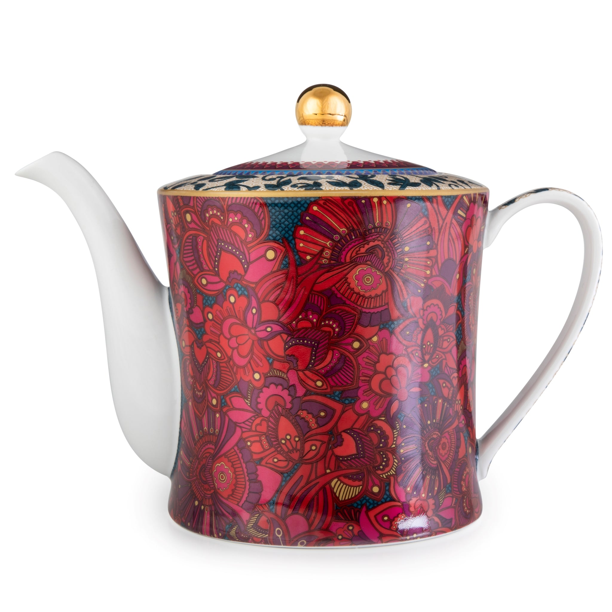 Images D'Orient Teapot Kashmir Porcelain POR-373121