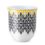 Images D'Orient Tin Box with 2 Coffee Cups Porcelain Safra 90 ml Cups POR-902112