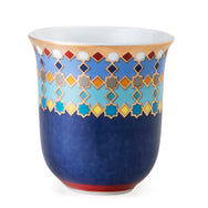 Images D'Orient Tin Box with 2 Coffee Cups Porcelain Sursock Vitrail 90 ml Cups POR-902042