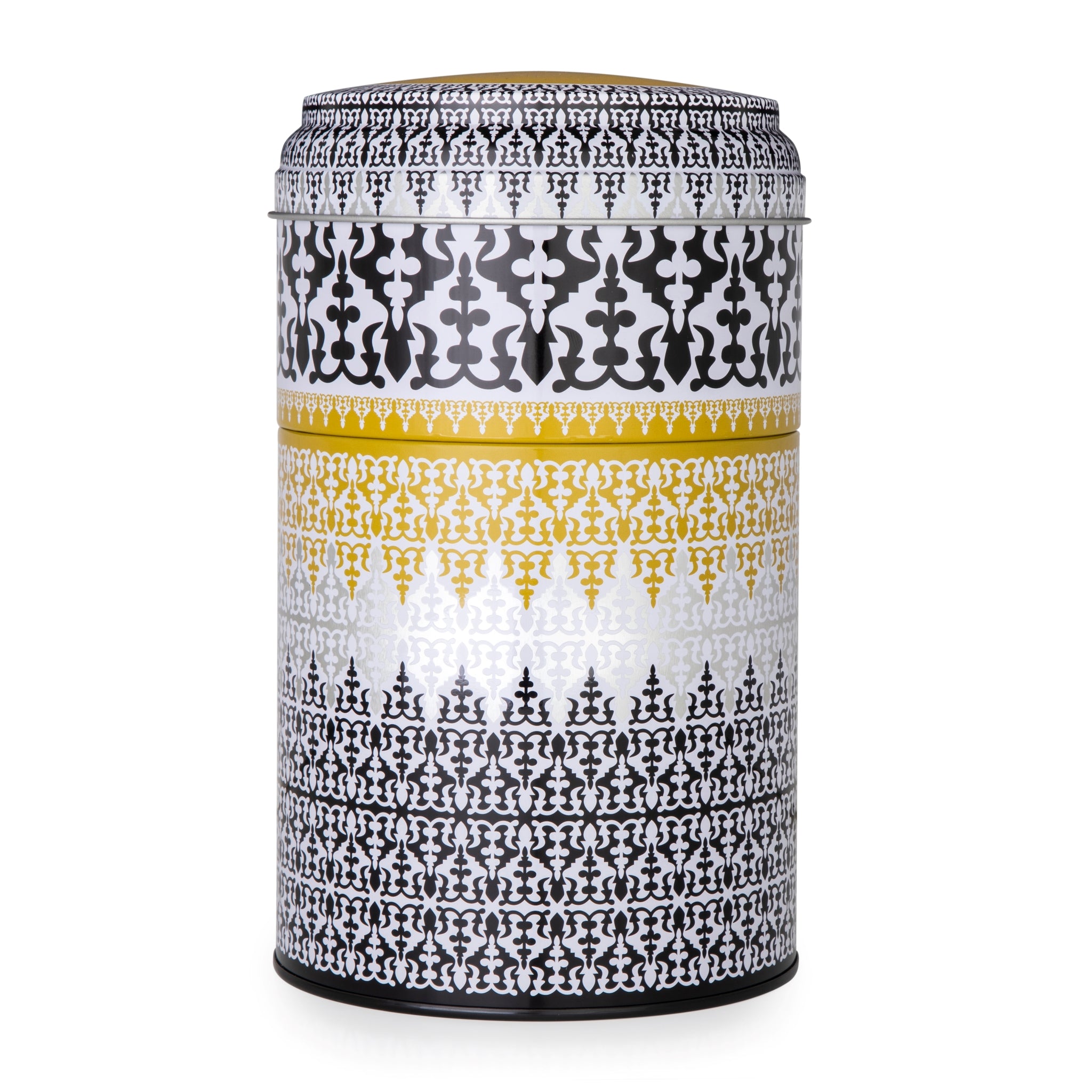 Images D'Orient Tin Box with Royal MUG Bowl Safra Tin POR-232072