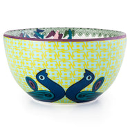 Images D'Orient Tin Box with Straight MUG Bowl Birds Of Paradise Bowl POR-232052