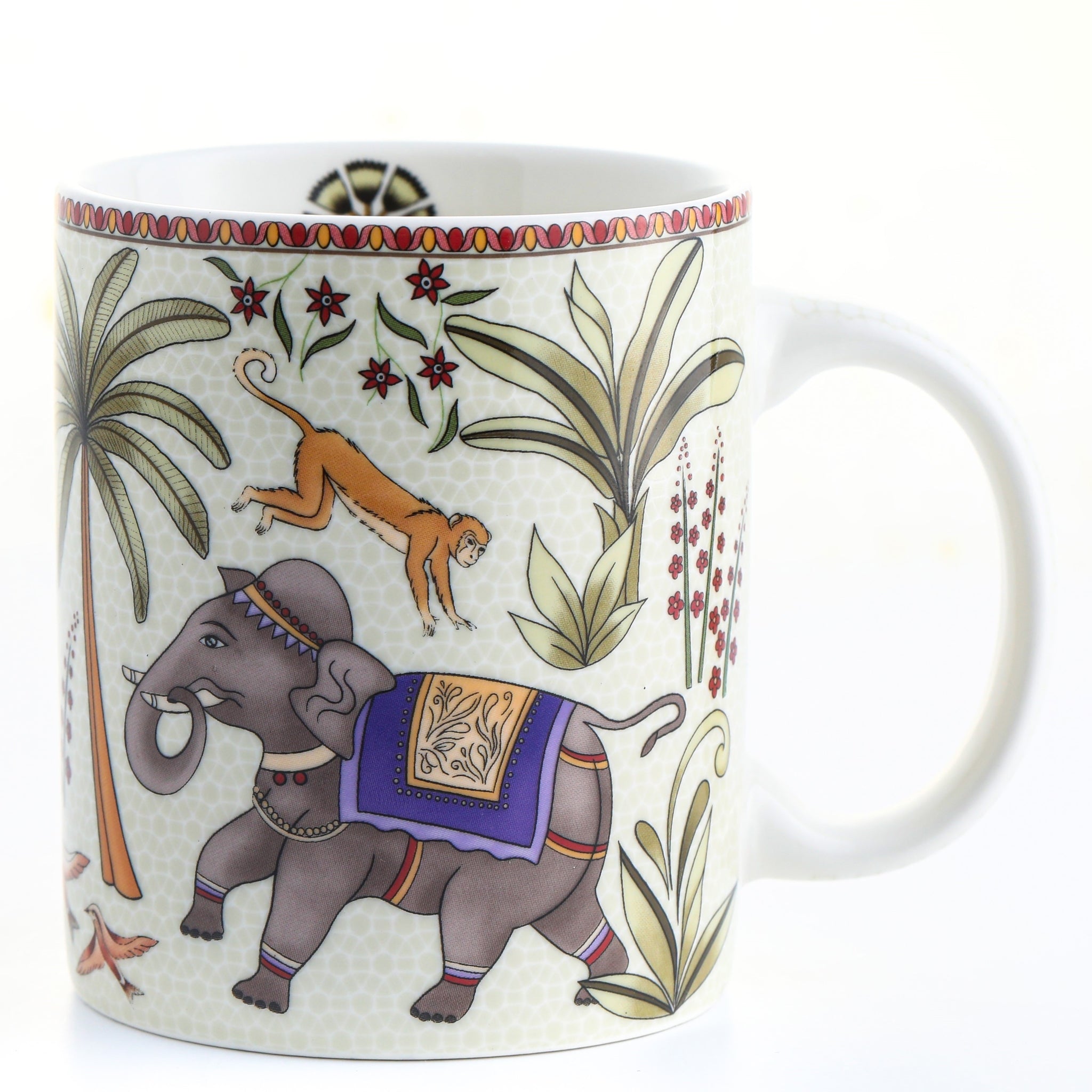 Images D'Orient Tin Box with Straight MUG Jangala POR-232101 3