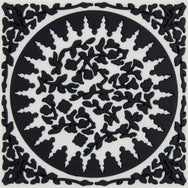 Images D'Orient Trivet Mosaic Black White Silicone 18x18cm 7x7inches TSE-182041