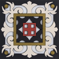 Images D'Orient Trivet Sejjadeh Zen Silicone 18x18cm 7x7inches TSE-180031