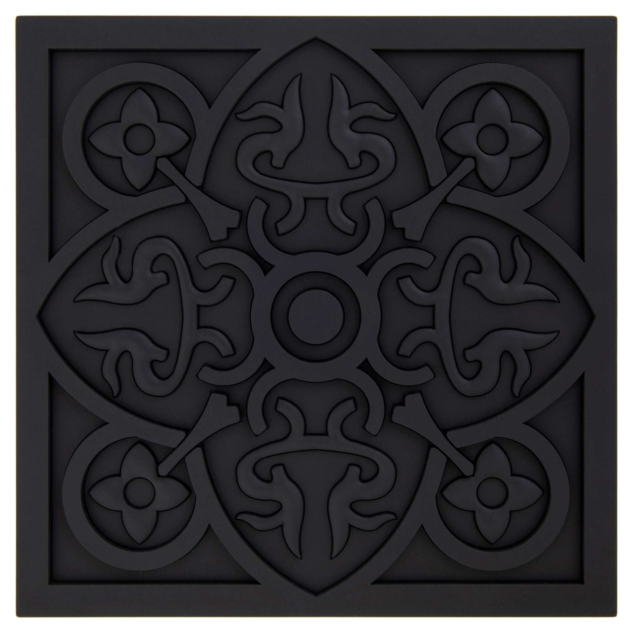 Images D'Orient Trivet Urban 01 Carbon Silicone 18x18cm 7x7inches TSE-100121