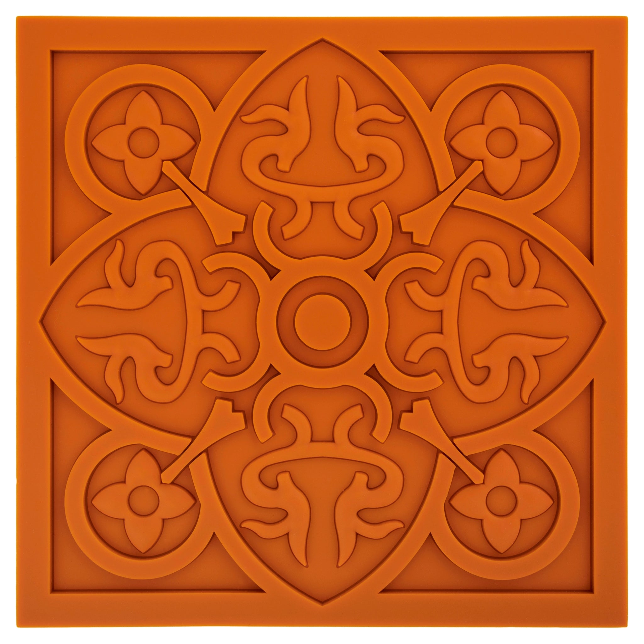 Images D'Orient Trivet Urban 01 Carrot Silicone 18x18cm 7x7inches TSE-100041