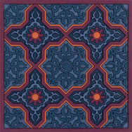 Images D'Orient Trivet Vagabonde Dentelle Soie Silicone 18x18cm 7x7inches TSE-182151