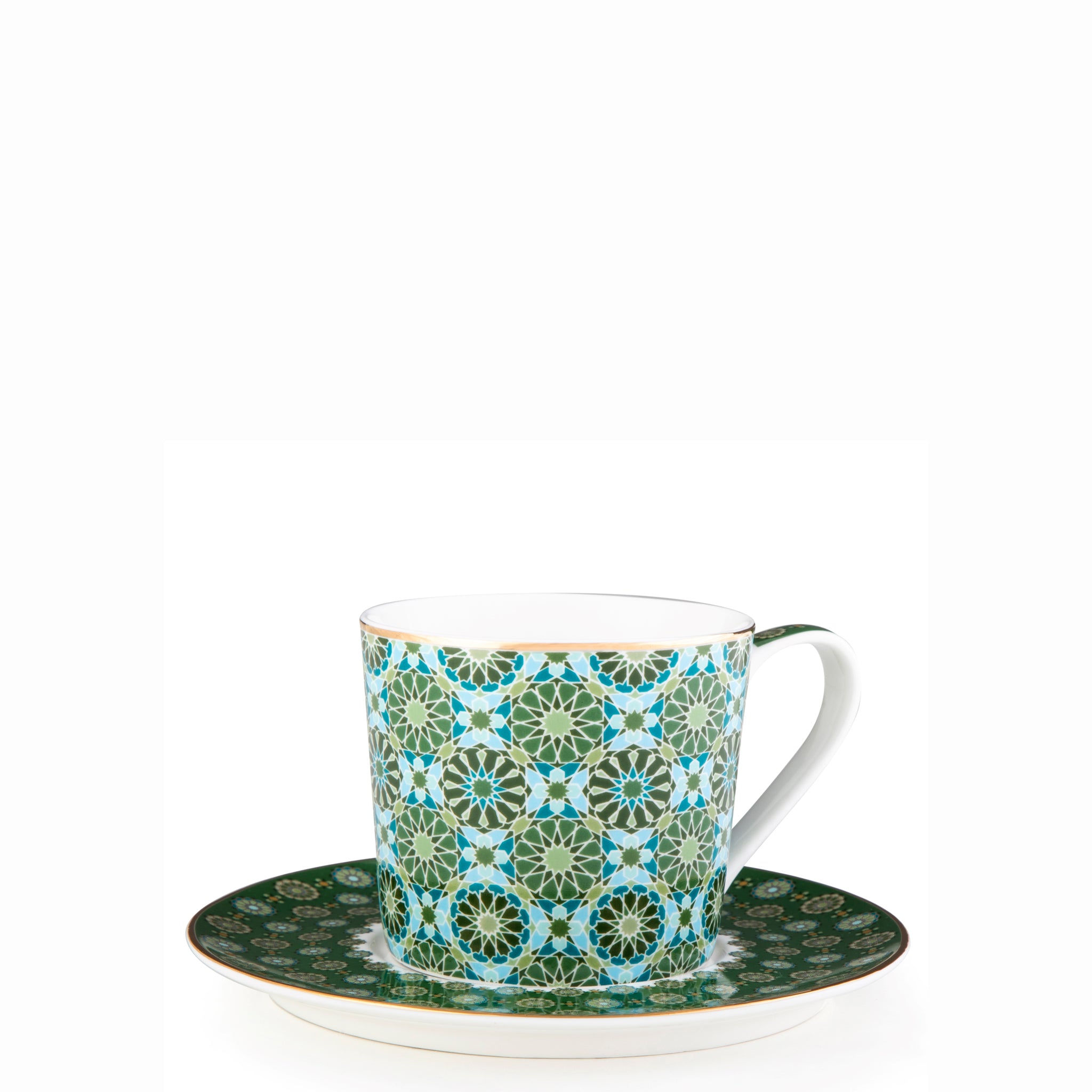Teacup & Saucer Andalusia - Set of 4