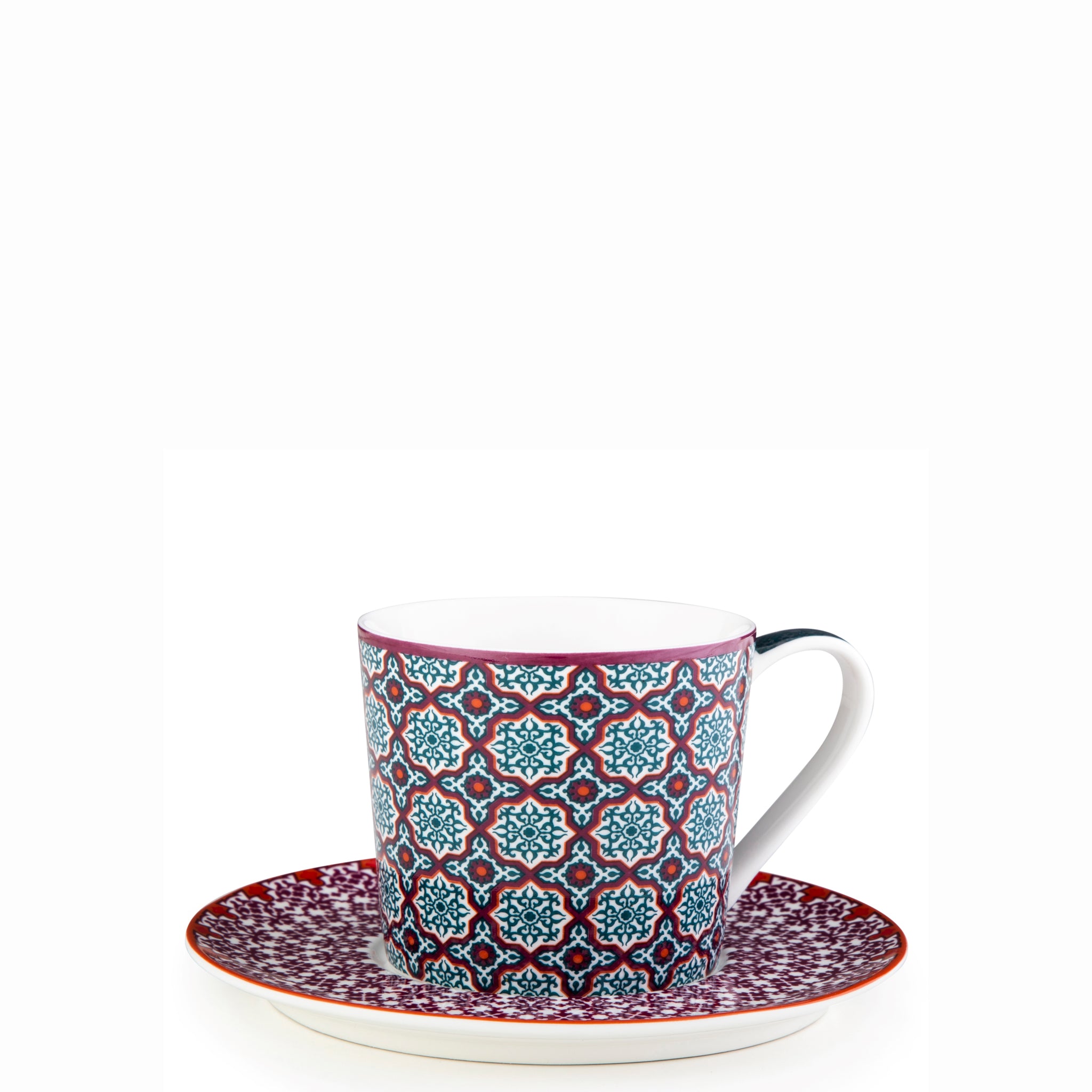 Teacup & Saucer Vagabonde - Set of 4